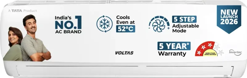 Voltas 2 Ton 3 Star Inverter Split AC 243INV Vectra Elegant